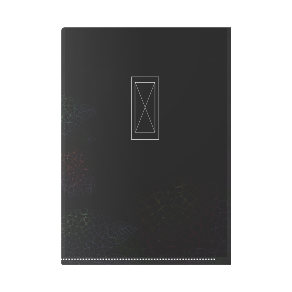 紫陽花クリアファイル