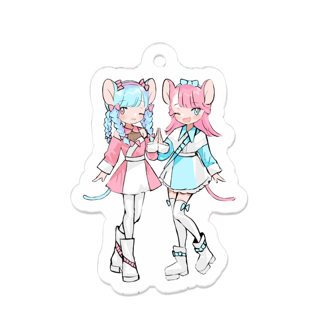 ネズミアイドルっぽい2人組