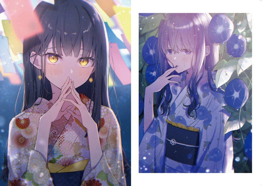 【イラスト集vol.8】晩夏にくすぶる君の熱