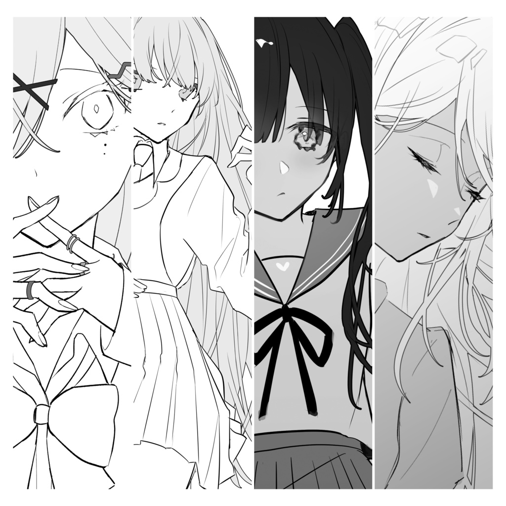【イラスト集vol.10セット】Glitterセット