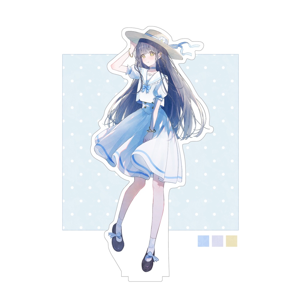 アクリルスタンド(水色セーラー服)