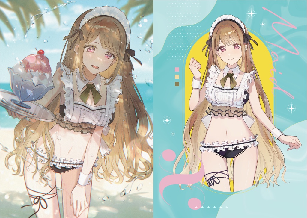 【イラスト集vol.12】Summer fashion