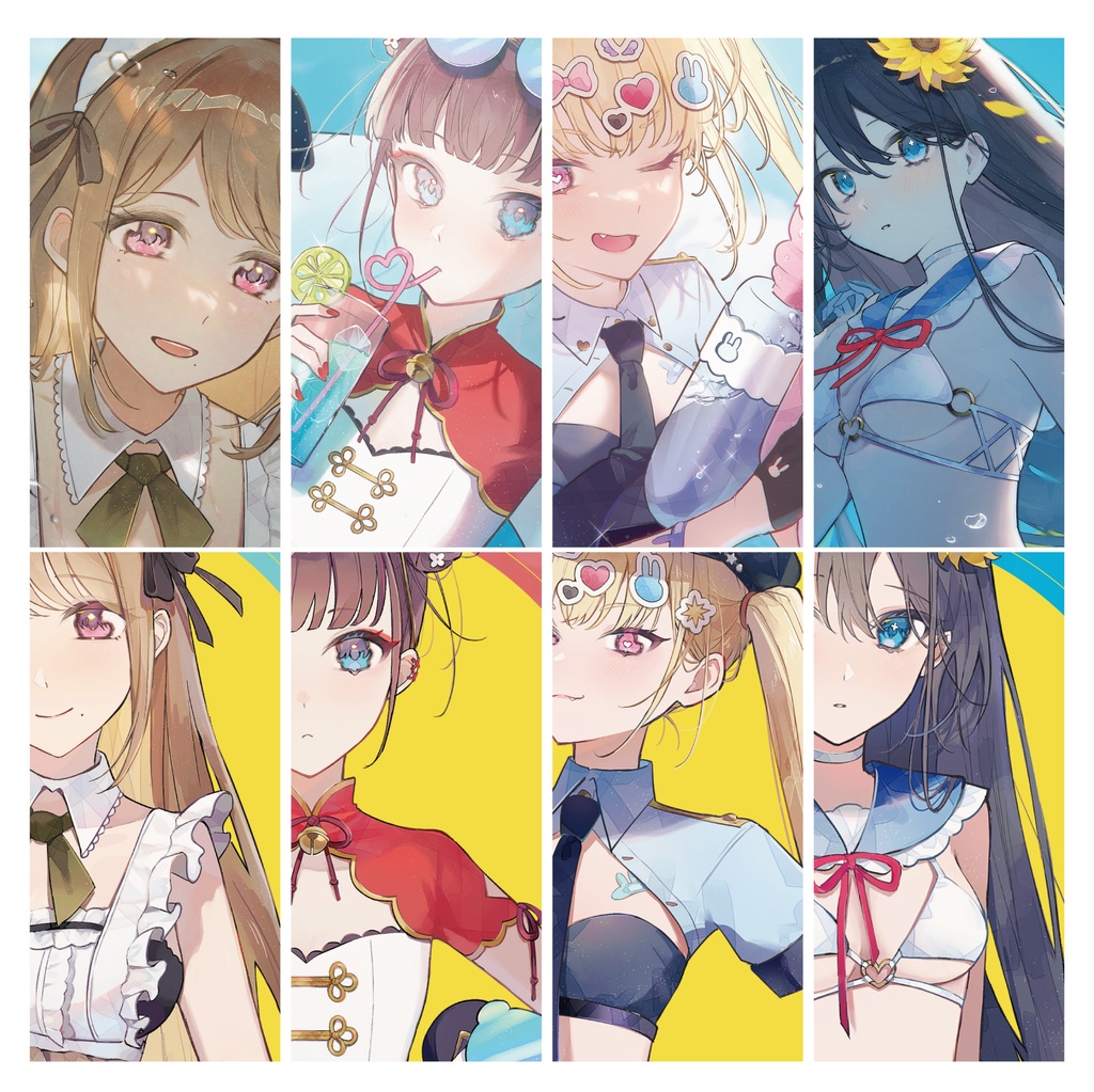 【イラスト集vol.12】Summer fashion
