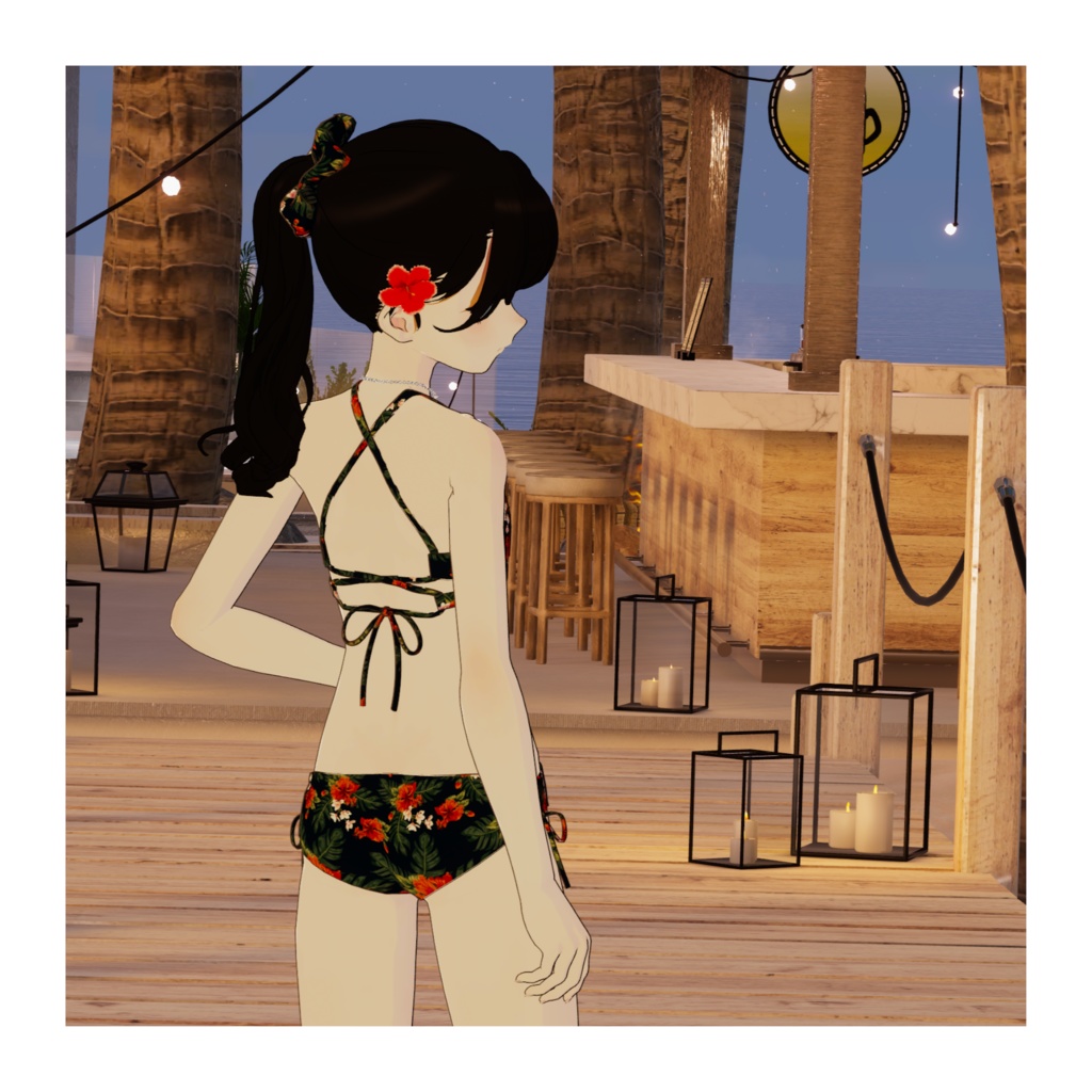 ハイビスカスの髪飾り ◎liltoon&MA対応◎