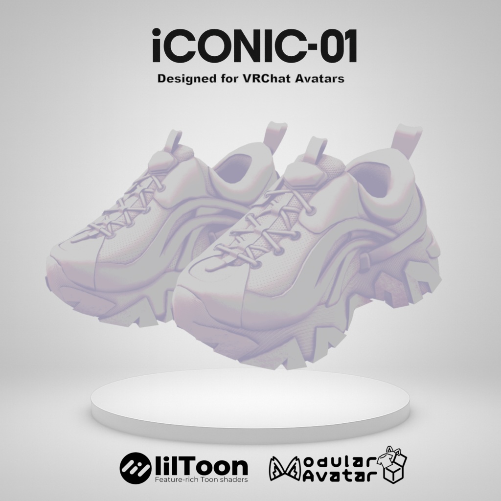『iCONIC』スニーカー|カラー変更&シェイプキー対応