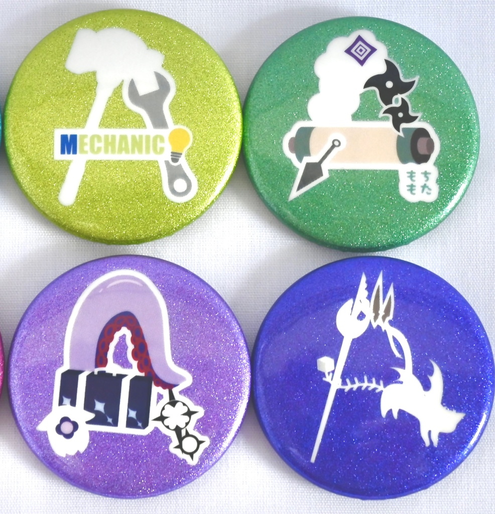 つ「A」缶バッジ【全8種】