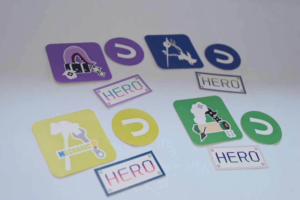 つ「A」ステッカー【各種3枚1セット】