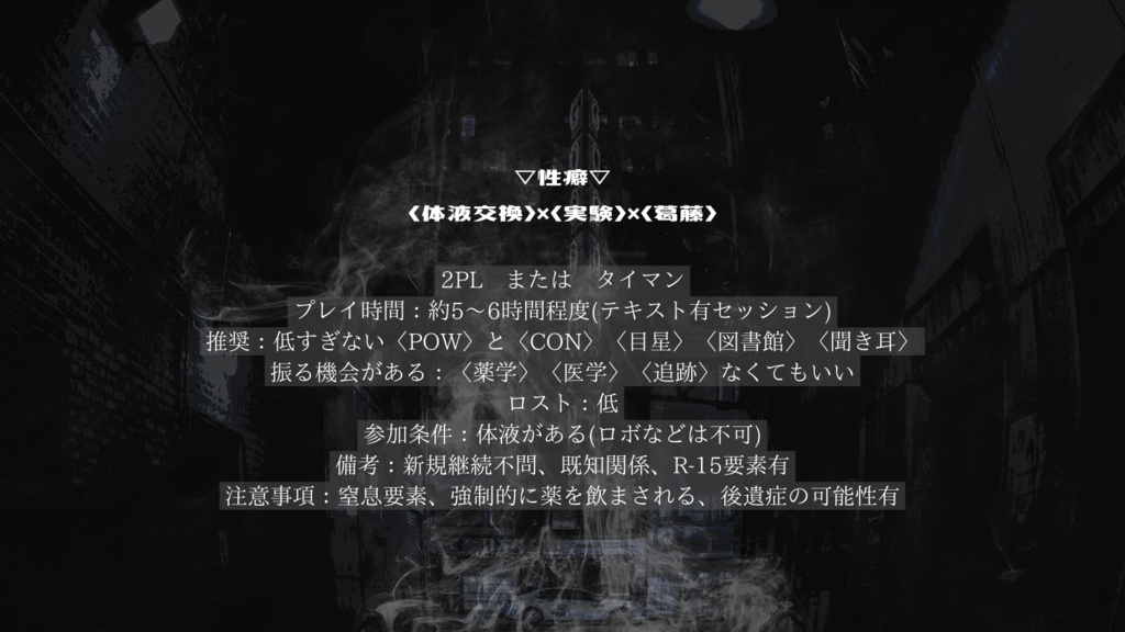 【CoC6版】バイト日和 SPLL:E199292