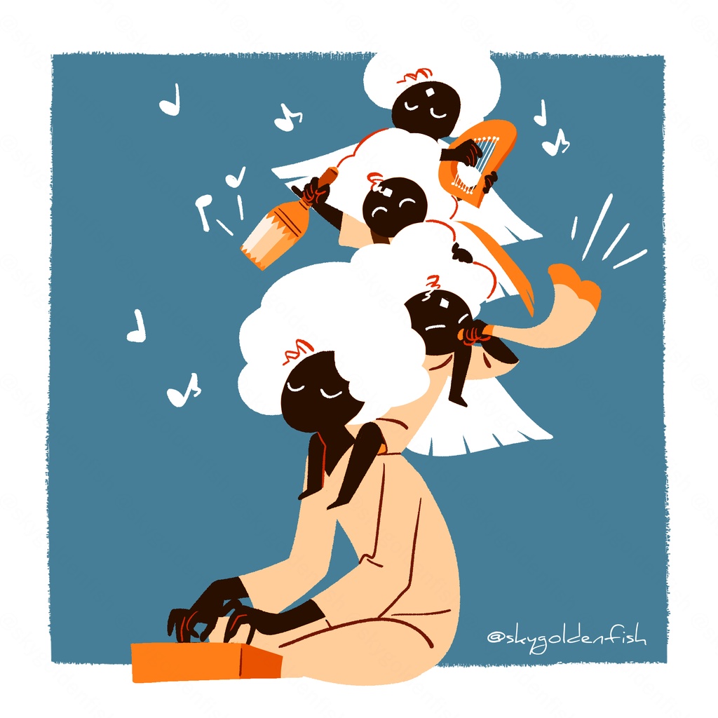 屋内用ステッカー4種