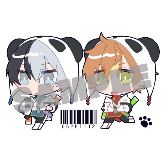 熊猫衣装アクキー