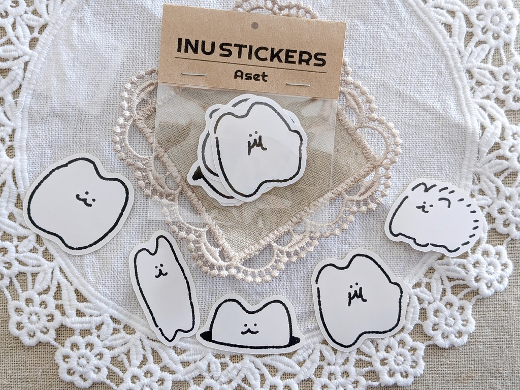 いろんな犬ステッカーA