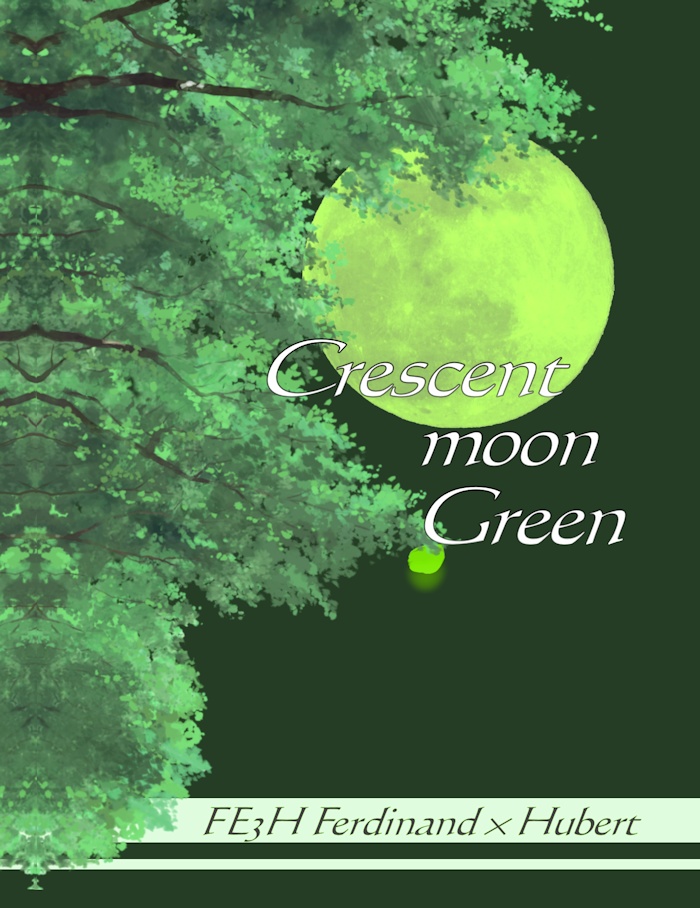 Crescent moon Green