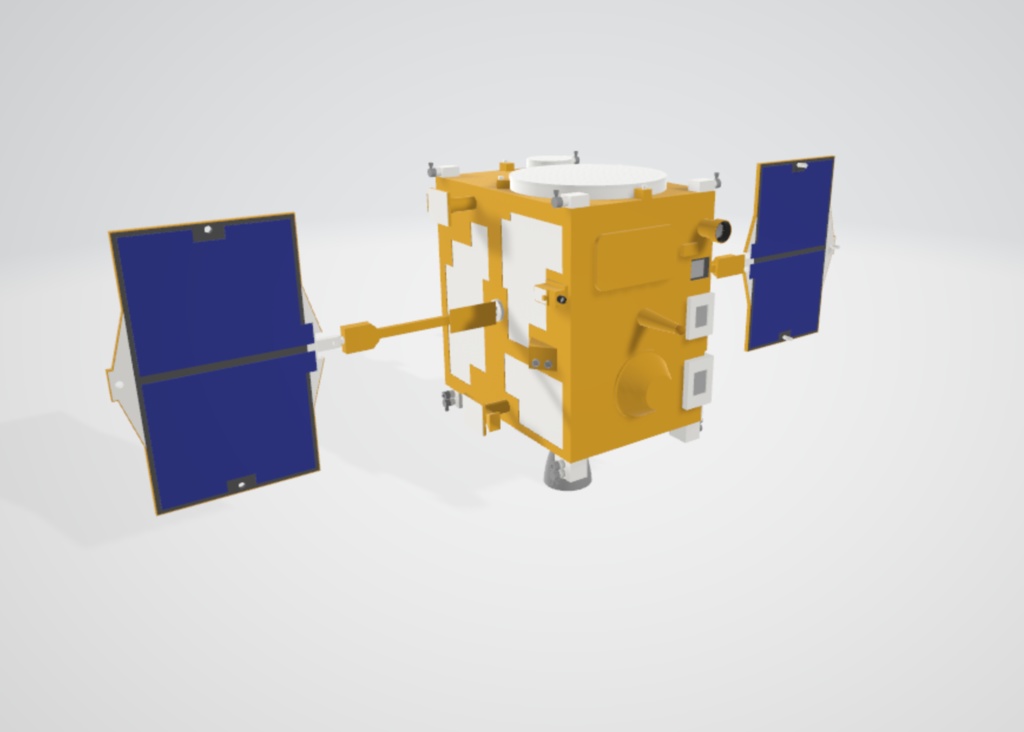 金星探査機「あかつき」　3Dモデル
