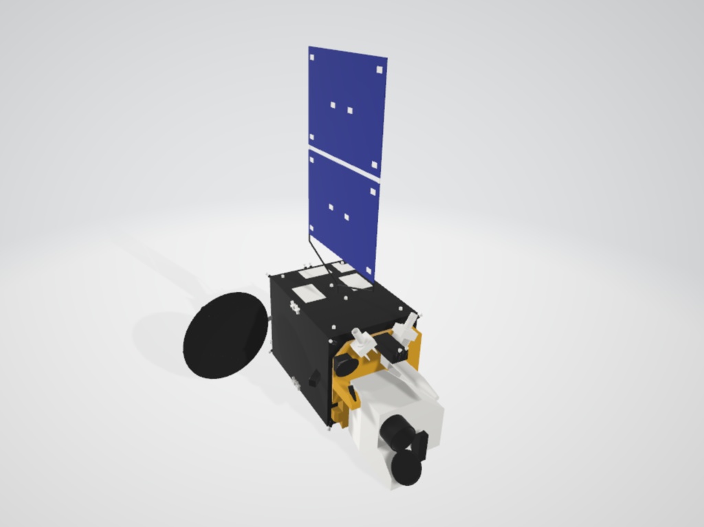 静止気象衛星「ひまわり8号」　3Dモデル