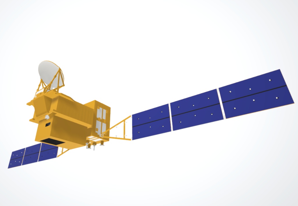 地球観測衛星「GOSAT-GW」 3Dモデル
