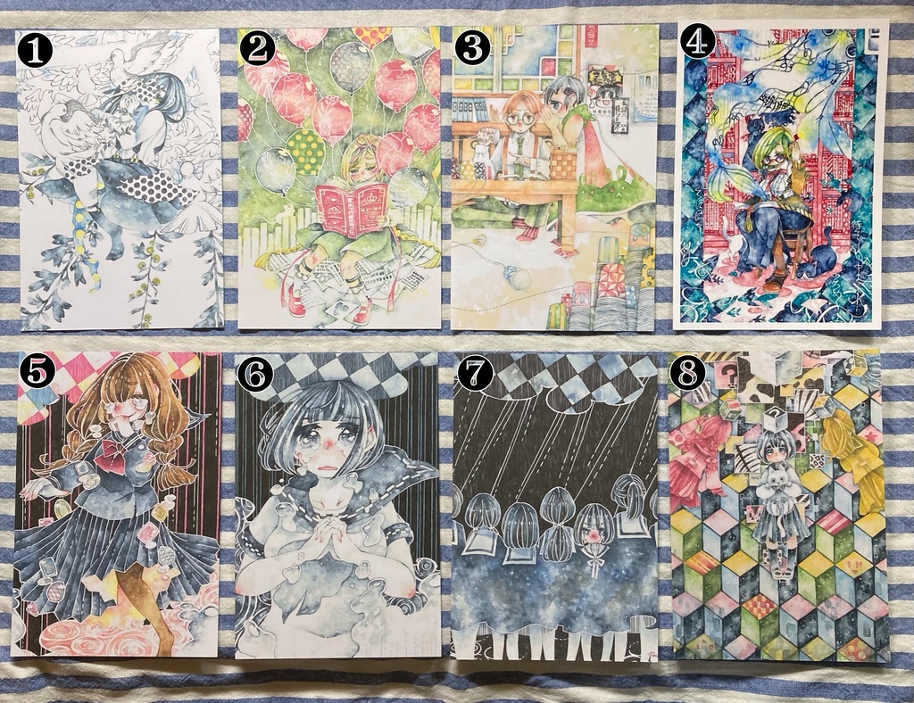 ポストカードに。