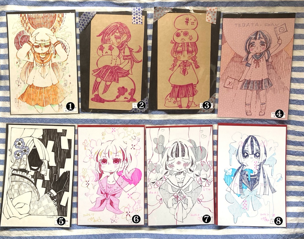 額装なしミニ原画さん。