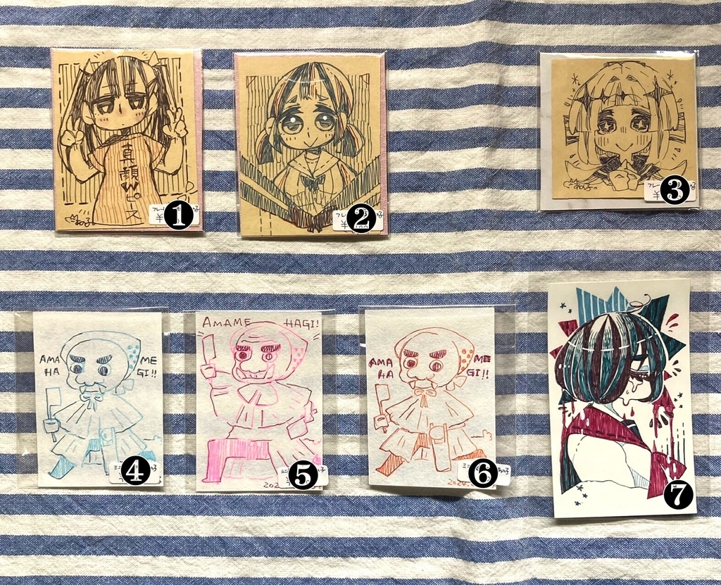 額装なしミニ原画よん。