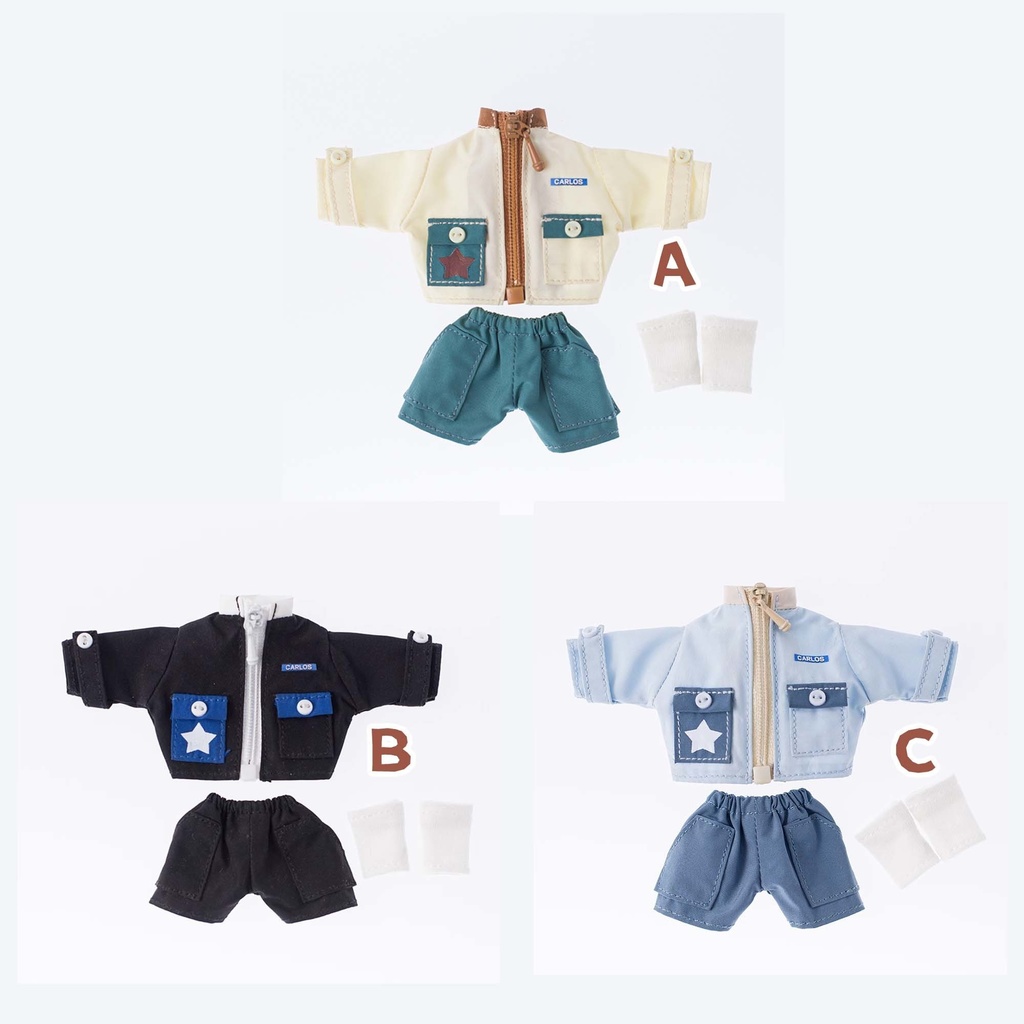 スタンドカラージャケットお洋服セット  オビツ11服