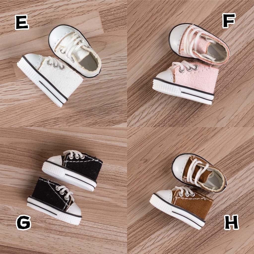 8つの色 キャンバスシューズ オビツ11靴