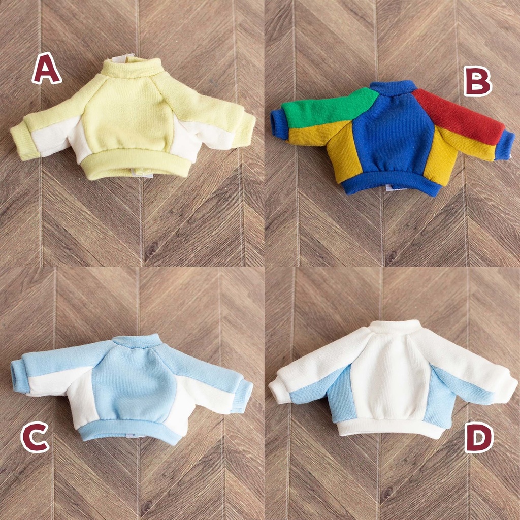 切り替えデザインスウェットシャツ 単品 オビツ11服