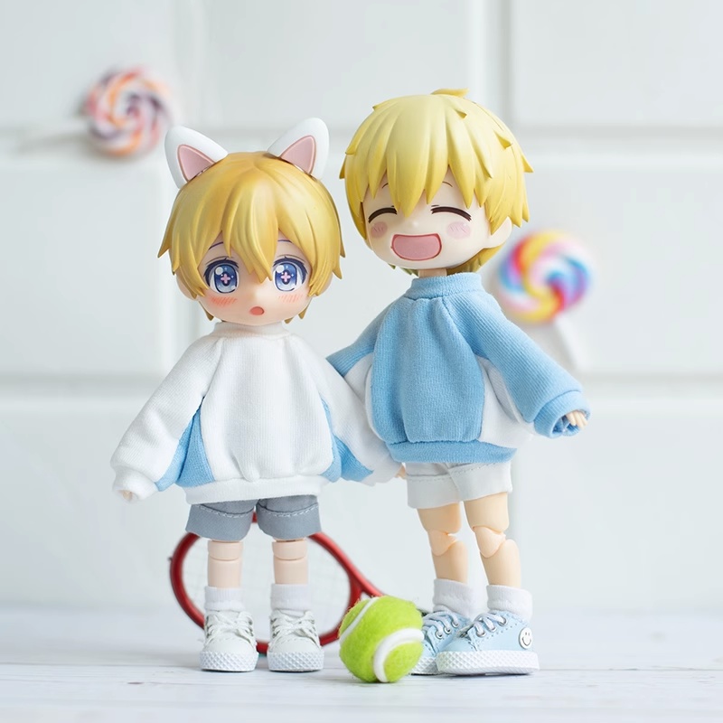 切り替えデザインスウェットシャツ 単品 オビツ11服