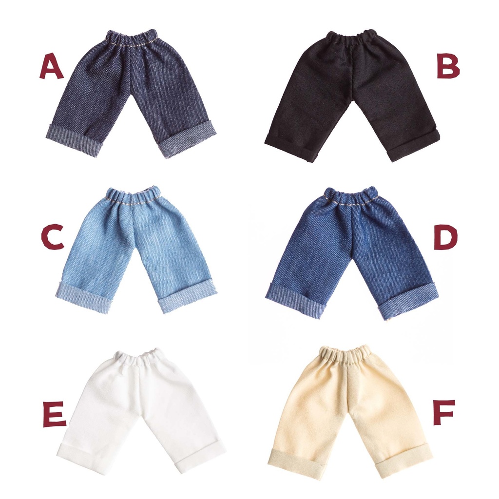 ワイドパンツ ジーンズ 単品 オビツ11服