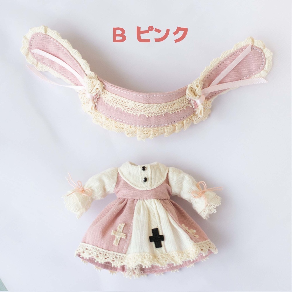 修道女風ワンピース お洋服セット オビツ11服