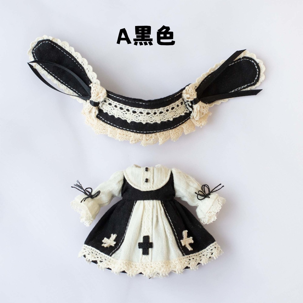 修道女風ワンピース お洋服セット オビツ11服