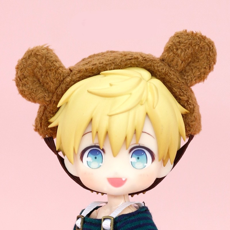 熊・兎の耳帽子&ヘッドバンド 単品 オビツ11服