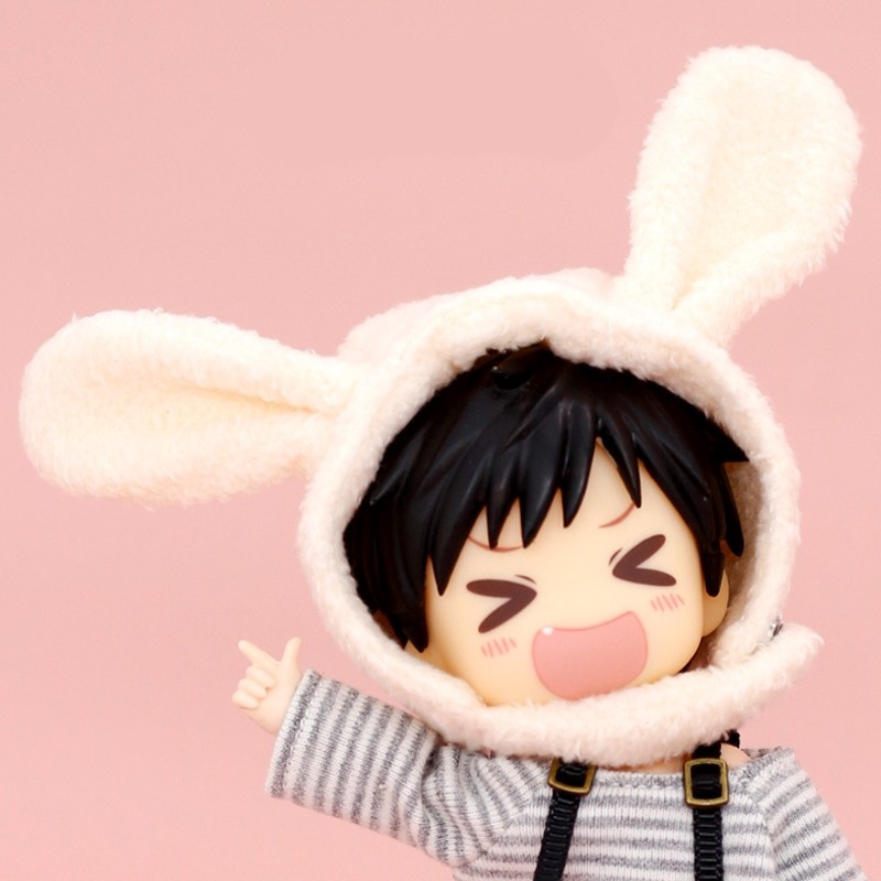 熊・兎の耳帽子&ヘッドバンド 単品 オビツ11服