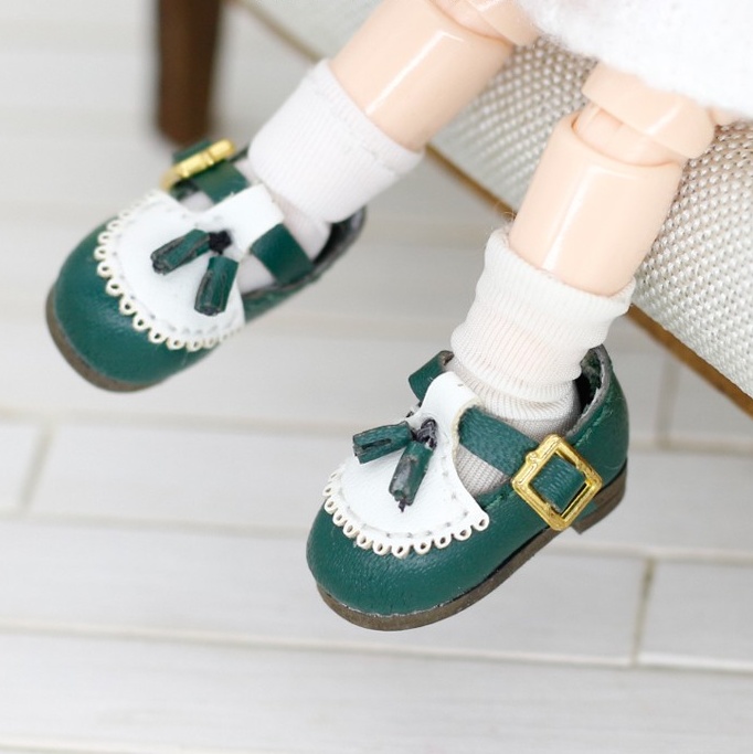 メリージェーン風タッセルシューズ オビツ11靴