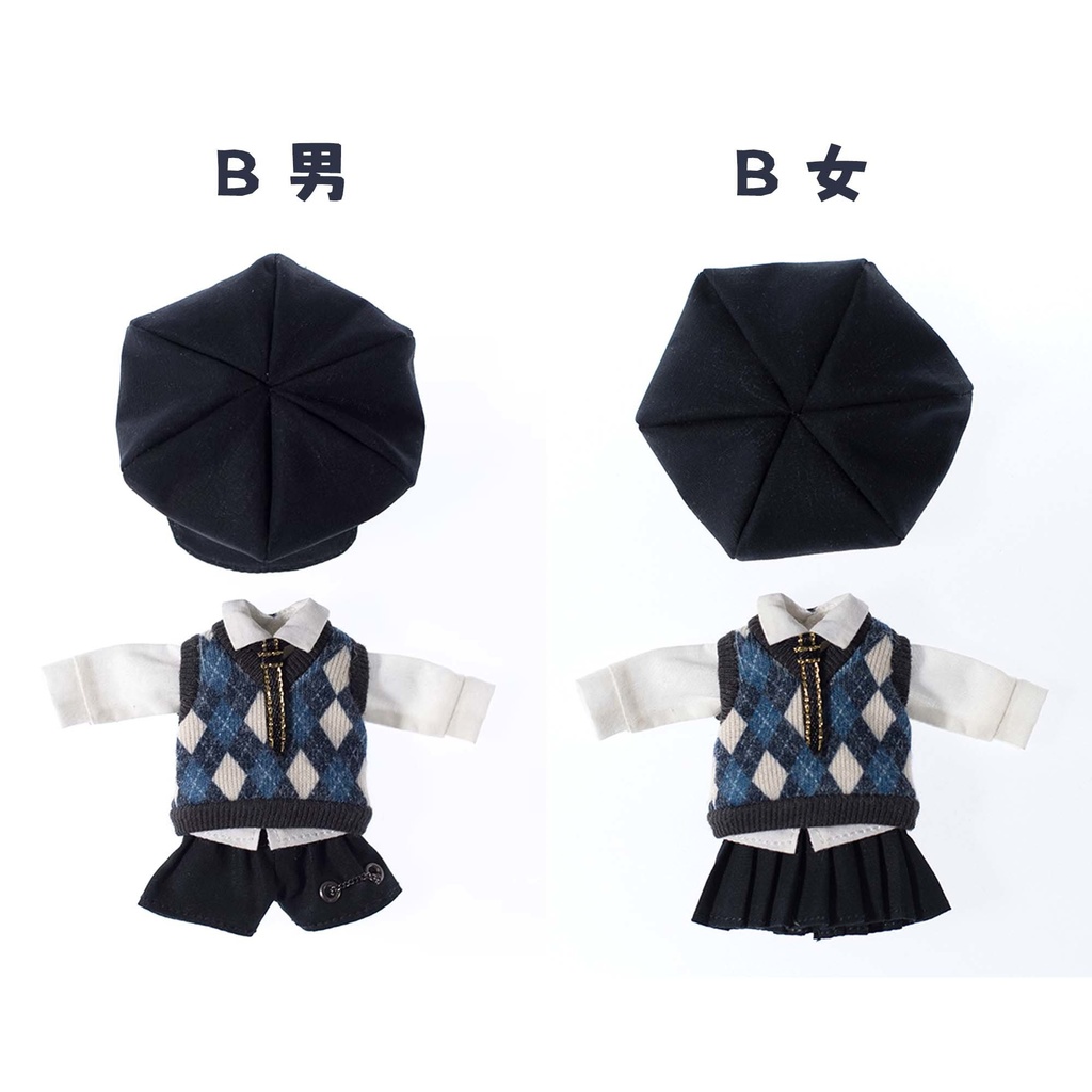 イギリス風学院制服 セット オビツ11服