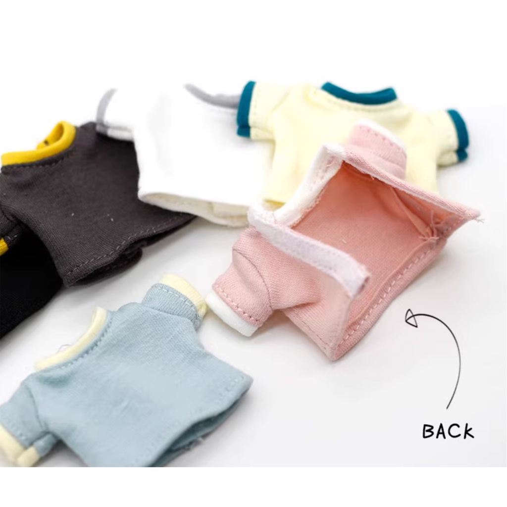 6色 切り替えデザインTシャツ 単品 オビツ11服