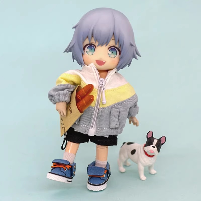 5色 切り替えデザインジャケット 単品 オビツ11服