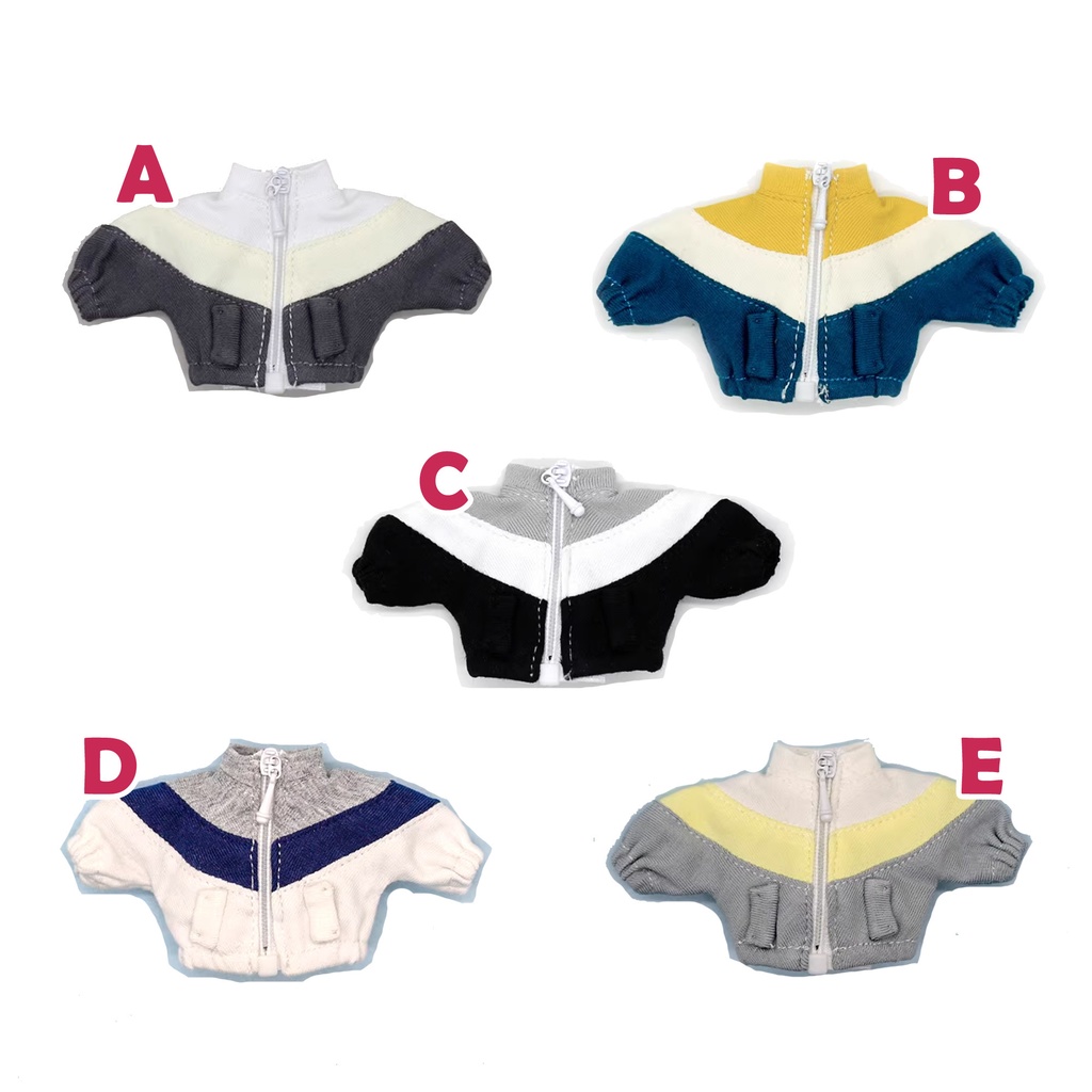 5色 切り替えデザインジャケット 単品 オビツ11服