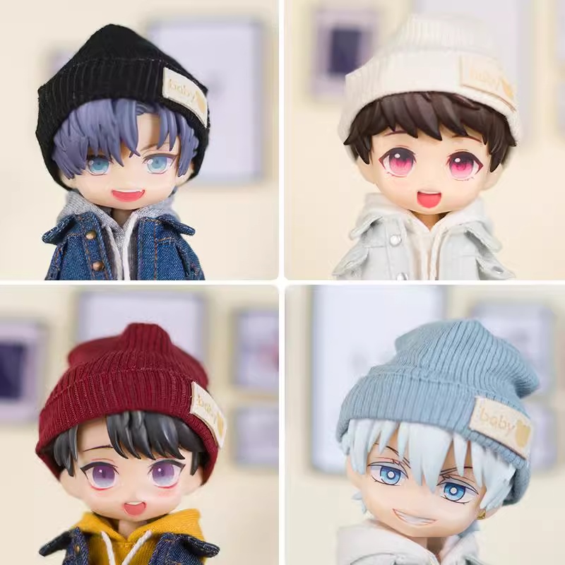 7色 リブ編み ニット帽子 単品 オビツ11服
