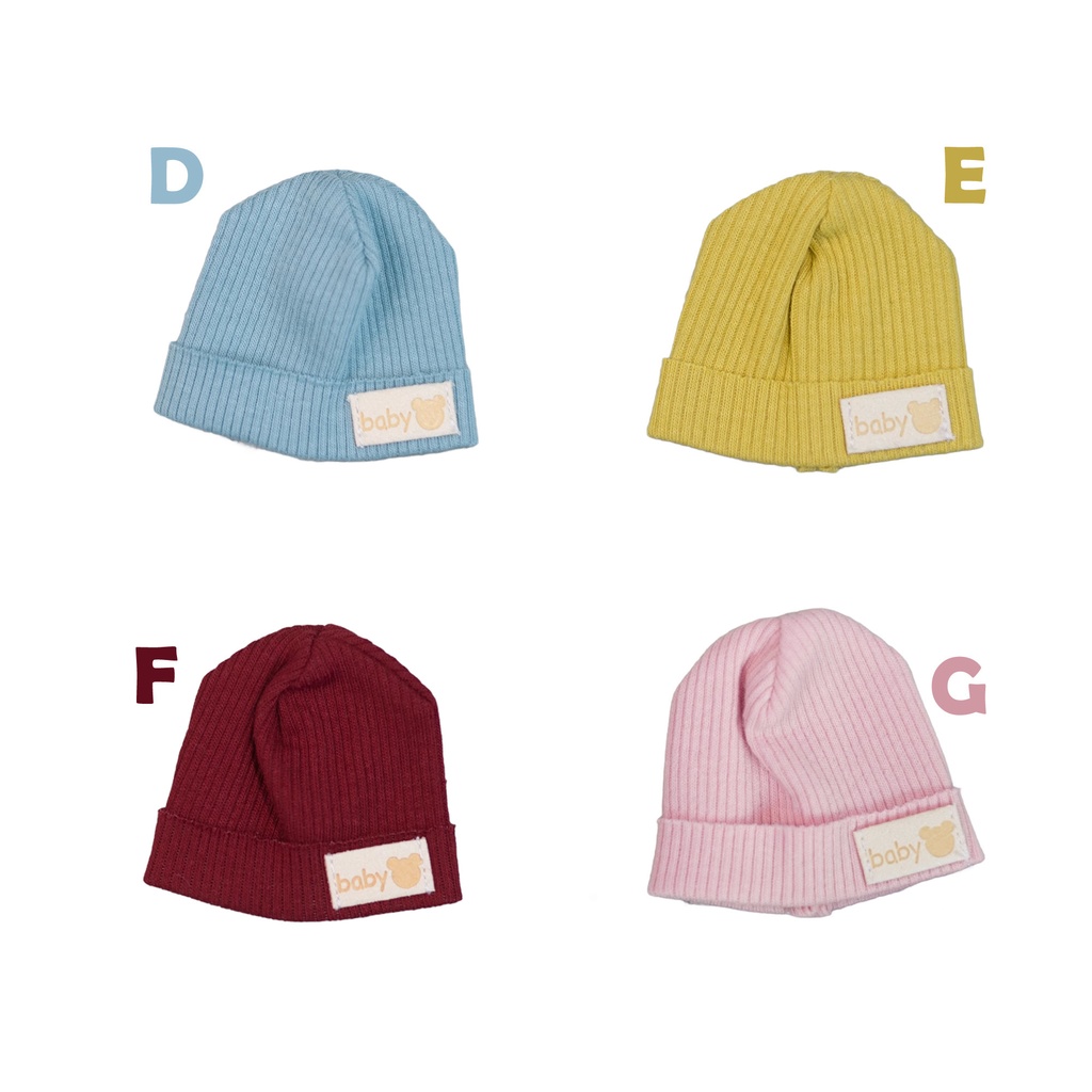 7色 リブ編み ニット帽子 単品 オビツ11服