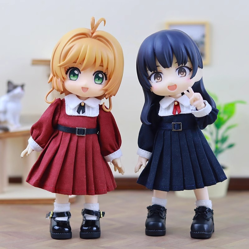 4色 スクール風ワンピース オビツ11服