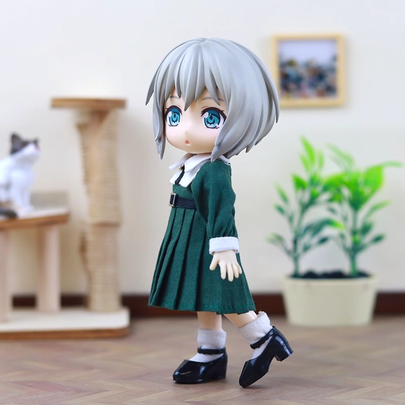 4色 スクール風ワンピース オビツ11服