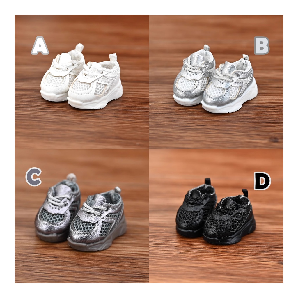 4色 ダッドシューズ 厚底スニーカー オビツ11靴