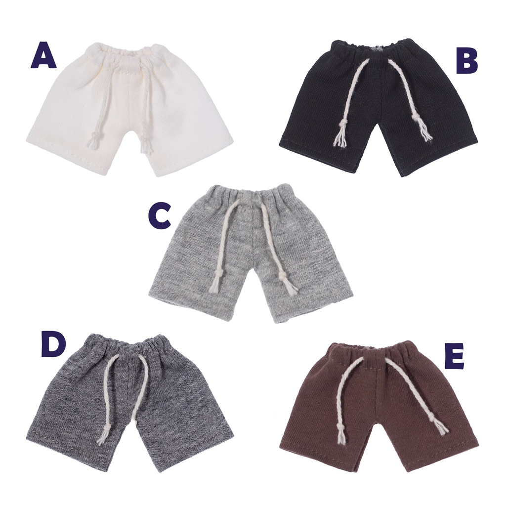 5色 スポーツショートパンツ 単品 オビツ11服