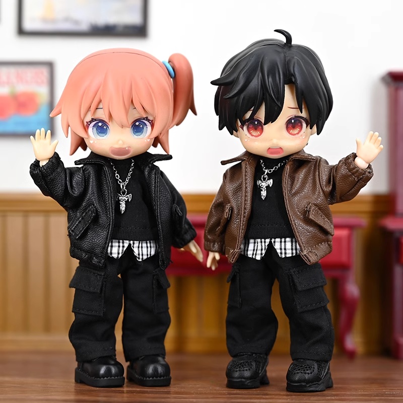 2色 レザージャケット 単品 オビツ11服