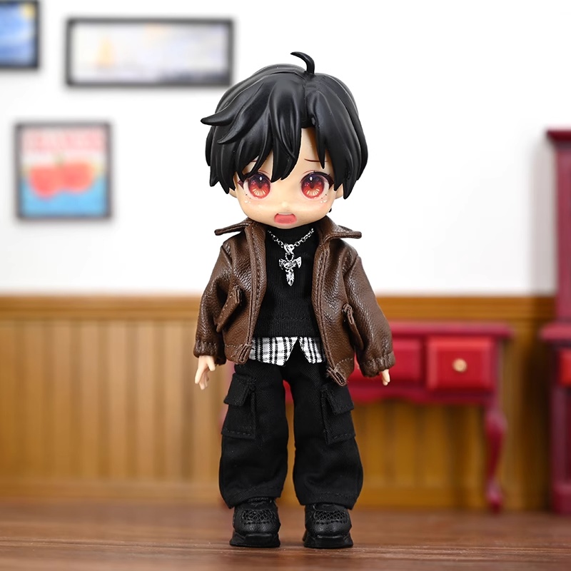 2色 レザージャケット 単品 オビツ11服