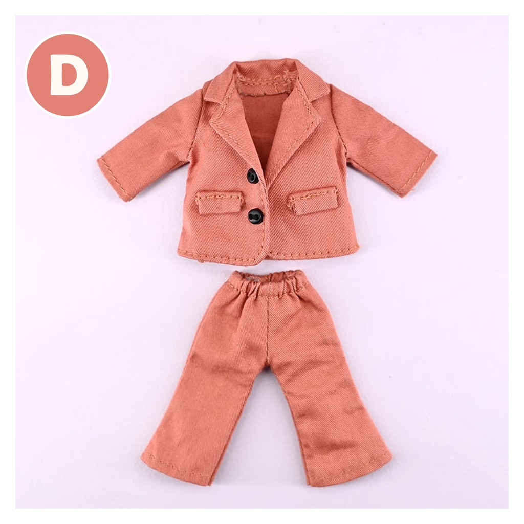 4色 カジュアルスーツ お洋服セット オビツ11服