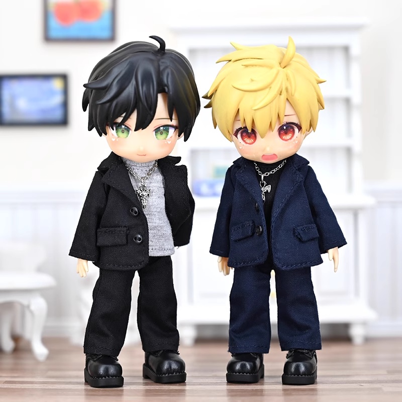 4色 カジュアルスーツ お洋服セット オビツ11服