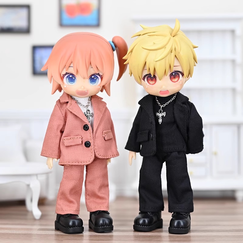 4色 カジュアルスーツ お洋服セット オビツ11服