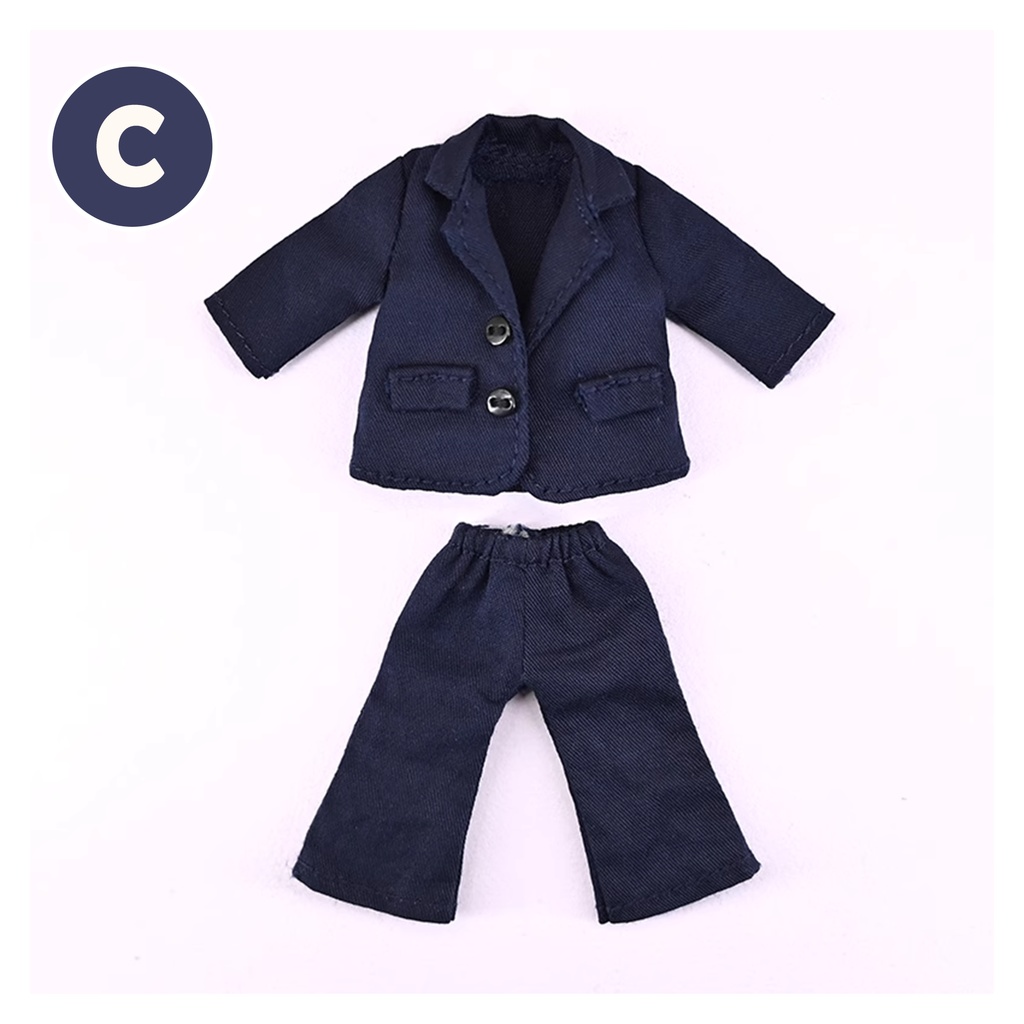 4色 カジュアルスーツ お洋服セット オビツ11服