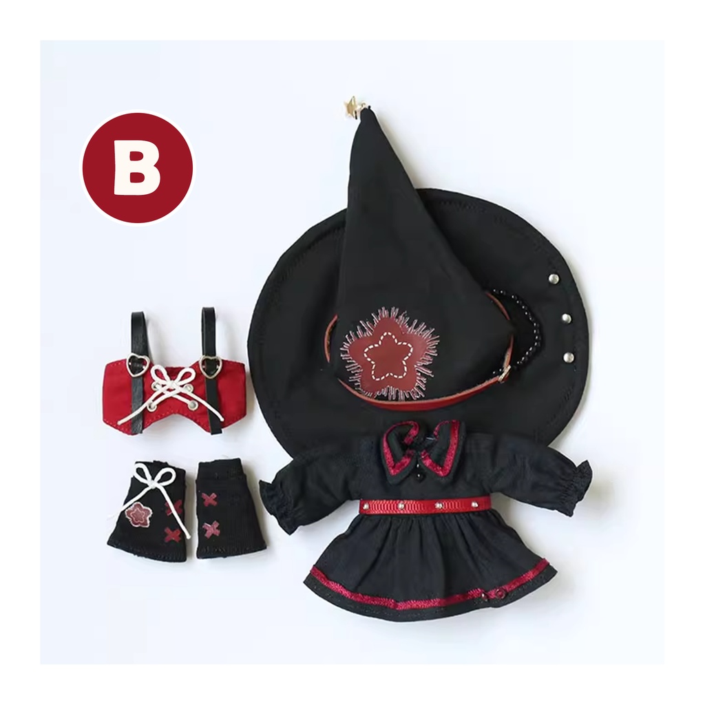 2色 魔導士コスチュームお洋服セット オビツ11服