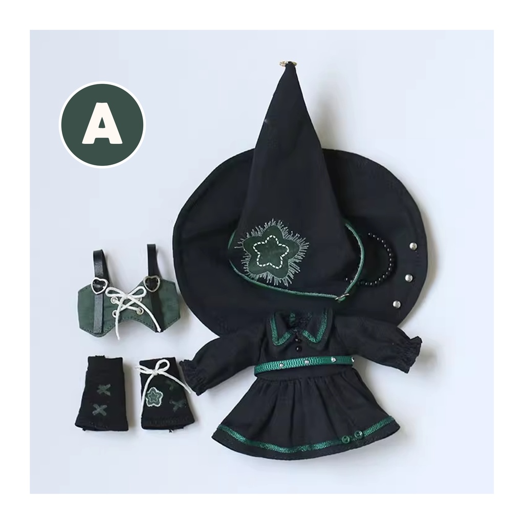 2色 魔導士コスチュームお洋服セット オビツ11服
